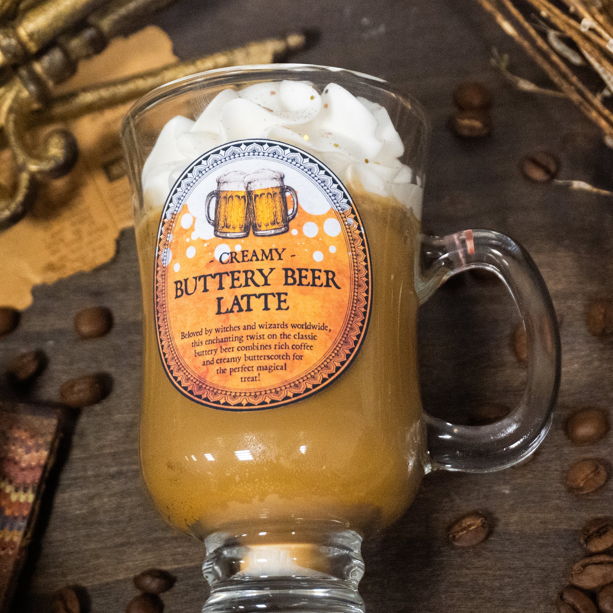 Buttery Beer Latte Candle