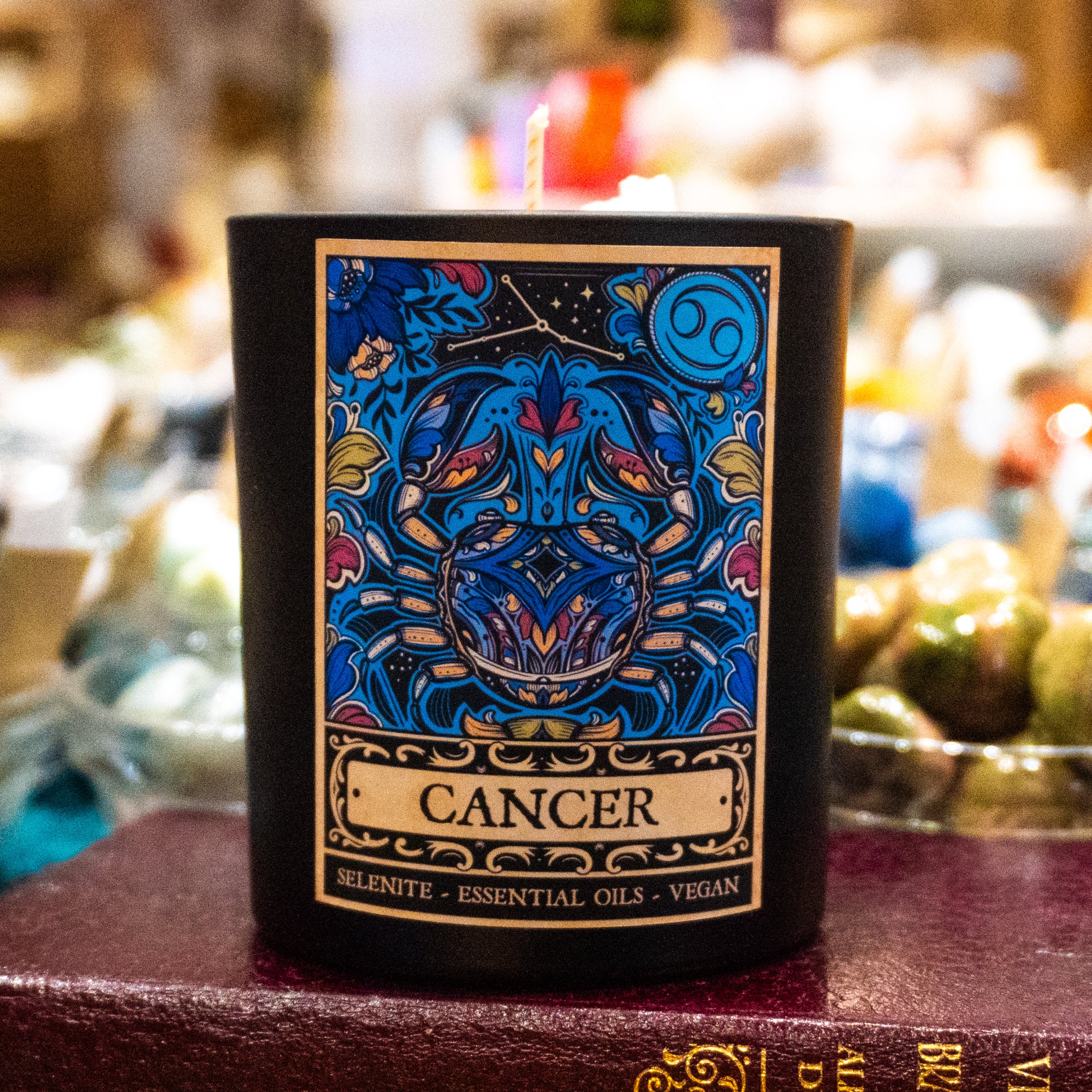 Cancer Crystal Candle