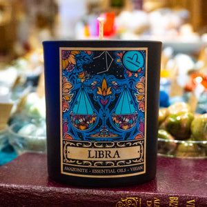 Libra Crystal Candle